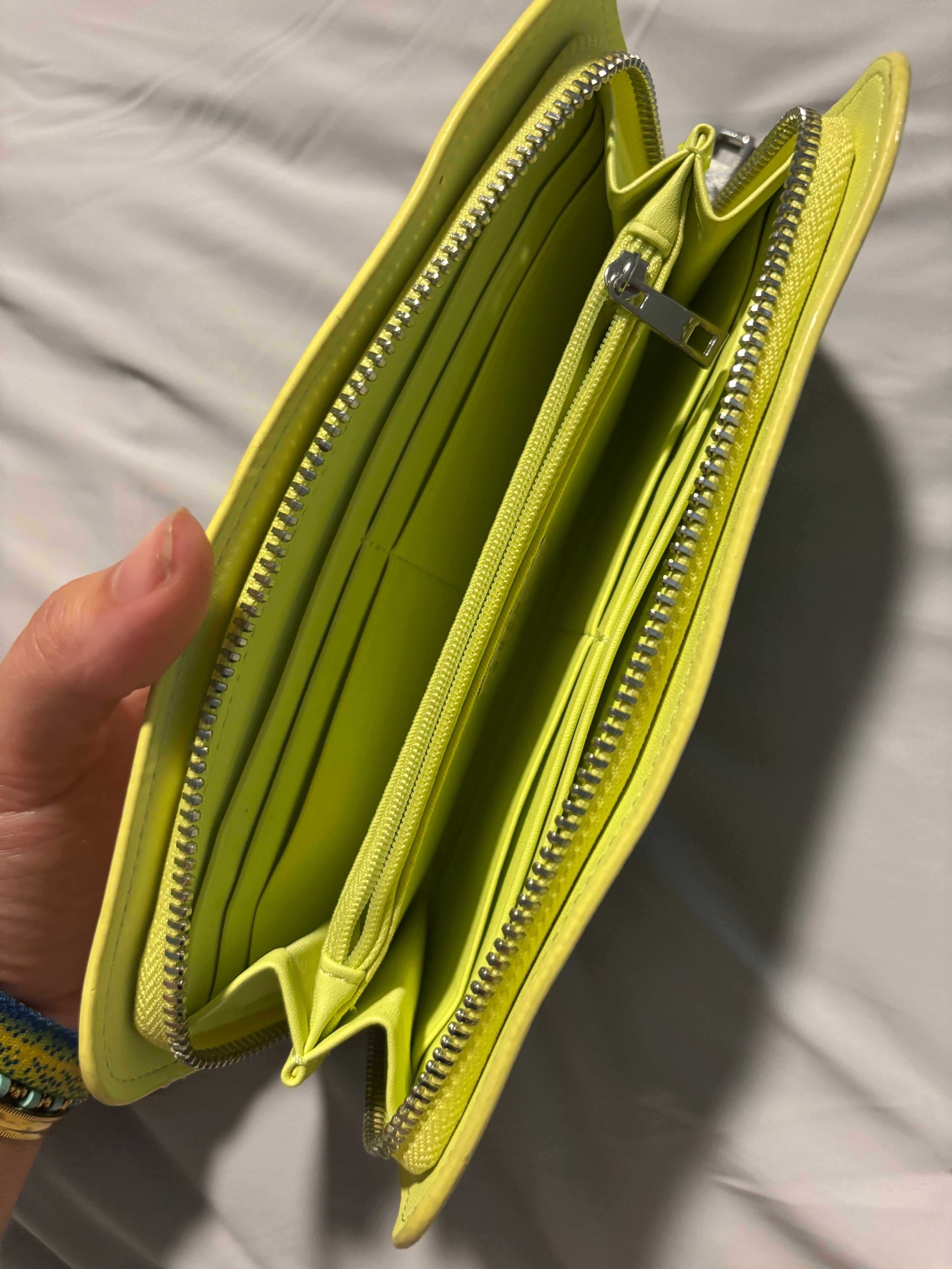 One-of-a-Kind Mahi Mahi Lime Green Wallet