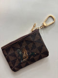 Mallard Duck Keychain Wallet | coffee brown