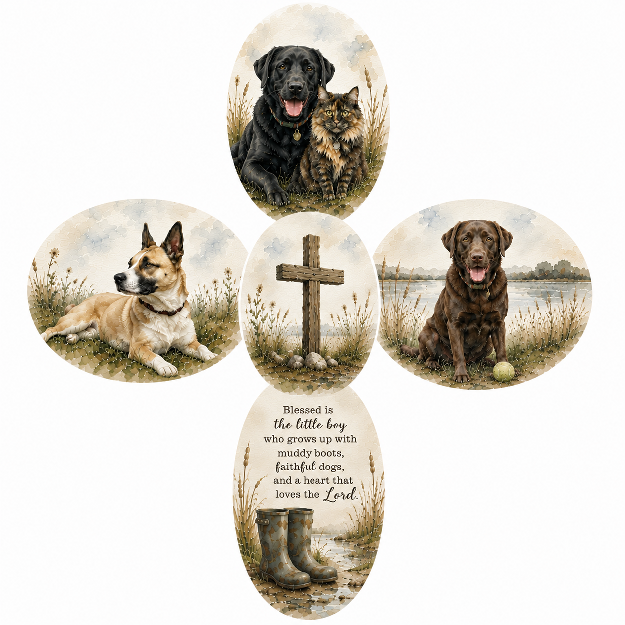 Custom Memorial & Pet Cross | Handmade Oyster Shell Cross | Personalized Faith Keepsake