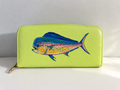 One-of-a-Kind Mahi Mahi Lime Green Wallet