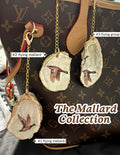 Mallard Duck Oyster Shell Charm